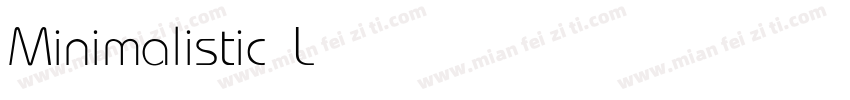 Minimalistic Light字体转换
